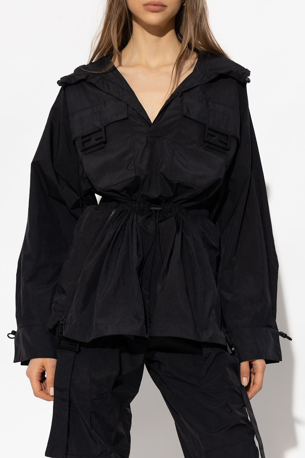 Fendi Torby i etui na laptopa | Fendi Hooded jacket